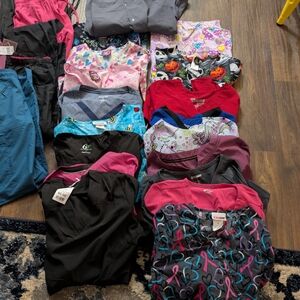 Colorful Medical Scrub Tops Collection